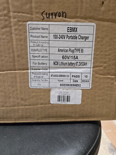 Surron 60v 15a fast charger - 60v,