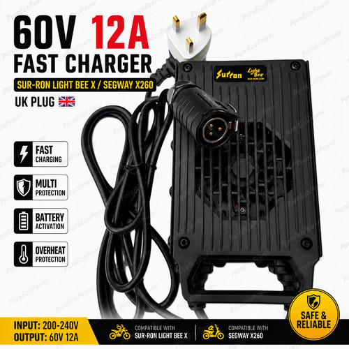 60v 12a fast charger for - 12a,